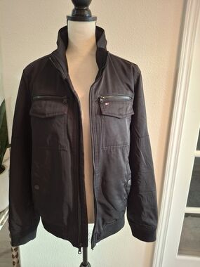 Insulate Rain Jacket Tommy Hilfiger Black Women's Jacket